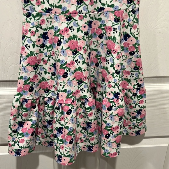 Janie & Jack girls floral tank bow sleeve dress size 8 NWOT - Picture 4 of 9